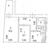 2-комнатная квартира площадью 54 кв.м, Победы пл., 2К1 | цена 14 500 000 руб. | www.metrprice.ru