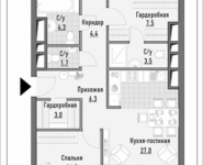 3-комнатная квартира площадью 101.82 кв.м, 1-я Ямская, 8 | цена 26 750 000 руб. | www.metrprice.ru