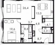 1-комнатная квартира площадью 166.5 кв.м в МФК "Balchug Residence", Садовническая, к5вл31, корп.3 | цена 116 838 045 руб. | www.metrprice.ru