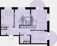 3-комнатная квартира площадью 63 кв.м, улица Дмитрия Ульянова, 6к1 | цена 5 900 000 руб. | www.metrprice.ru