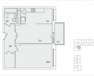 2-комнатная квартира площадью 51 кв.м, Николо-Хованская ул, 4к1 | цена 4 795 620 руб. | www.metrprice.ru