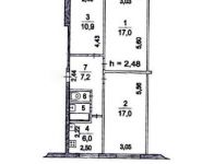 3-комнатная квартира площадью 63 кв.м, Школьная ул., 1 | цена 4 600 000 руб. | www.metrprice.ru