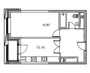1-комнатная квартира площадью 42 кв.м, Автозаводская ул., ВЛ23 | цена 9 514 805 руб. | www.metrprice.ru