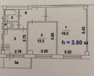 2-комнатная квартира площадью 48.4 кв.м, проспект Андропова, 33к2 | цена 8 600 000 руб. | www.metrprice.ru