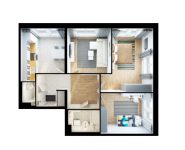 3-комнатная квартира площадью 72.4 кв.м, | цена 7 066 240 руб. | www.metrprice.ru