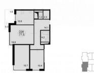 3-комнатная квартира площадью 79.4 кв.м, Радио ул. | цена 8 098 800 руб. | www.metrprice.ru
