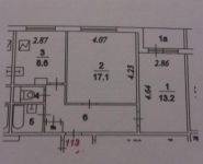 2-комнатная квартира площадью 52.3 кв.м, Чертановская улица, 36к1 | цена 7 200 000 руб. | www.metrprice.ru