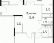 3-комнатная квартира площадью 78 кв.м, Барышевская Роща ул., 22 | цена 7 079 569 руб. | www.metrprice.ru