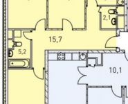 3-комнатная квартира площадью 87.1 кв.м, Дмитровское ш., 107С3А | цена 12 190 000 руб. | www.metrprice.ru