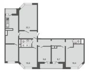 5-комнатная квартира площадью 129.3 кв.м, Рождественская ул, д. 29 | цена 12 385 000 руб. | www.metrprice.ru