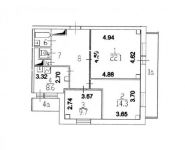 3-комнатная квартира площадью 78.4 кв.м, Измайловское ш., 6 | цена 14 450 000 руб. | www.metrprice.ru