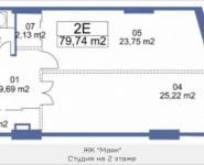 2-комнатная квартира площадью 79.7 кв.м, проспект Ленинского Комсомола, 25 | цена 8 816 891 руб. | www.metrprice.ru