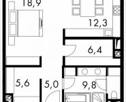 1-комнатная квартира площадью 60.02 кв.м в МФК "Balchug Residence", Садовническая, к5вл31, корп.4 | цена 25 026 539 руб. | www.metrprice.ru