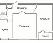 2-комнатная квартира площадью 52.5 кв.м, Кустанайская ул., 7К2 | цена 6 800 000 руб. | www.metrprice.ru