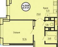 2-комнатная квартира площадью 64.4 кв.м, Старое Дмитровское шоссе, 15 | цена 5 400 000 руб. | www.metrprice.ru