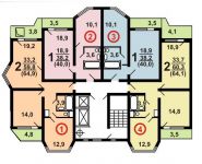 1-комнатная квартира площадью 40 кв.м, Речная ул., 3 | цена 3 200 000 руб. | www.metrprice.ru