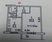 1-комнатная квартира площадью 41 кв.м, Маршала Полубоярова ул., 2 | цена 5 600 000 руб. | www.metrprice.ru