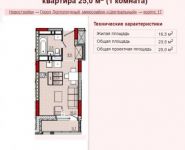 1-комнатная квартира площадью 25 кв.м, площадь Собина, 3 | цена 3 000 000 руб. | www.metrprice.ru