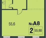 2-комнатная квартира площадью 55 кв.м в ЖК "AFI Residence. Павелецкая", Павелецкая набережная, 8 | цена 8 896 000 руб. | www.metrprice.ru