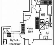 3-комнатная квартира площадью 78 кв.м, улица Николая Химушина, 9к2 | цена 13 845 000 руб. | www.metrprice.ru