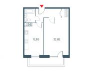 1-комнатная квартира площадью 52.5 кв.м, улица Дмитрия Ульянова, 6к1 | цена 13 332 025 руб. | www.metrprice.ru