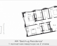 1-комнатная квартира площадью 186.4 кв.м в МФК "Balchug Residence", Садовническая, владение 31 | цена 81 609 368 руб. | www.metrprice.ru