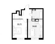 1-комнатная квартира площадью 43.56 кв.м, Тайнинская ул, 11 | цена 6 015 087 руб. | www.metrprice.ru