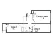 2-комнатная квартира площадью 88.3 кв.м, проезд Серебрякова, 11-13к1 | цена 14 289 677 руб. | www.metrprice.ru