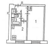 1-комнатная квартира площадью 29 кв.м, проспект Андропова, 38 | цена 5 200 000 руб. | www.metrprice.ru