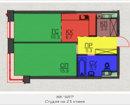 2-комнатная квартира площадью 46.9 кв.м, Авангардная, корп.5 | цена 5 393 500 руб. | www.metrprice.ru