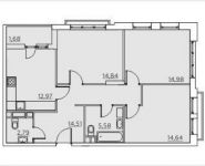 3-комнатная квартира площадью 82 кв.м, Николо-Хованская ул. | цена 7 552 200 руб. | www.metrprice.ru