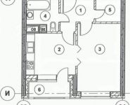 1-комнатная квартира площадью 38.9 кв.м, улица Энергетиков, 6 | цена 7 332 138 руб. | www.metrprice.ru