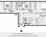 2-комнатная квартира площадью 133.29 кв.м, улица Малая Ордынка, 19с2 | цена 80 790 000 руб. | www.metrprice.ru