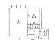 2-комнатная квартира площадью 54 кв.м, Матросская Тишина ул., 23/3 | цена 11 904 731 руб. | www.metrprice.ru