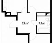 2-комнатная квартира площадью 53.3 кв.м, Тайнинская ул., 9 | цена 7 990 500 руб. | www.metrprice.ru