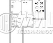 3-комнатная квартира площадью 76.2 кв.м, Рублёвский проезд, 40к1 | цена 5 000 000 руб. | www.metrprice.ru