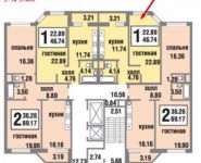 1-комнатная квартира площадью 47 кв.м в ЖК "Коммунарка 7.2", Лазурная ул., 14 | цена 5 550 000 руб. | www.metrprice.ru