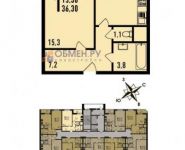 1-комнатная квартира площадью 36 кв.м, Студенческий пр. | цена 2 174 500 руб. | www.metrprice.ru