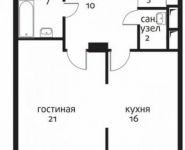 1-комнатная квартира площадью 66 кв.м, Трубецкая ул., 12 | цена 43 600 000 руб. | www.metrprice.ru