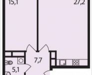 2-комнатная квартира площадью 57 кв.м в ЖК "Звезда Томилино", улица Гаршина, 3 | цена 3 231 000 руб. | www.metrprice.ru