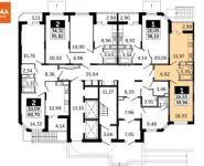 1-комнатная квартира площадью 39.96 кв.м, Северное ш, 14Б | цена 2 589 408 руб. | www.metrprice.ru