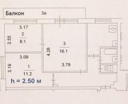 3-комнатная квартира площадью 53.1 кв.м, Академика Миллионщикова ул., 7К1 | цена 9 450 000 руб. | www.metrprice.ru