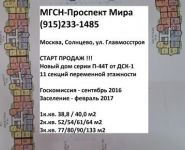 3-комнатная квартира площадью 79.2 кв.м, Главмосстроя ул., 23 | цена 8 865 000 руб. | www.metrprice.ru