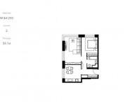 2-комнатная квартира площадью 59.1 кв.м, Амурская ул, 3 | цена 10 066 799 руб. | www.metrprice.ru