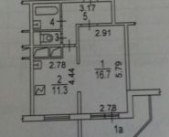 1-комнатная квартира площадью 41.4 кв.м, улица Ватутина, 7к2 | цена 8 500 000 руб. | www.metrprice.ru