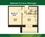 1-комнатная квартира площадью 31 кв.м, Мечта бул., 10 | цена 2 180 000 руб. | www.metrprice.ru
