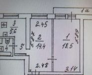 2-комнатная квартира площадью 45 кв.м, Шереметьевская ул., 23/2 | цена 8 400 000 руб. | www.metrprice.ru