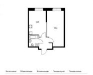1-комнатная квартира площадью 41.9 кв.м, Варшавское ш., 141К2 | цена 5 706 780 руб. | www.metrprice.ru