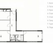 3-комнатная квартира площадью 86.2 кв.м, посёлок Архангельское, 1 | цена 11 668 410 руб. | www.metrprice.ru