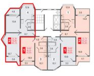 2-комнатная квартира площадью 64 кв.м, Автозаводская ул, 210 | цена 4 288 000 руб. | www.metrprice.ru